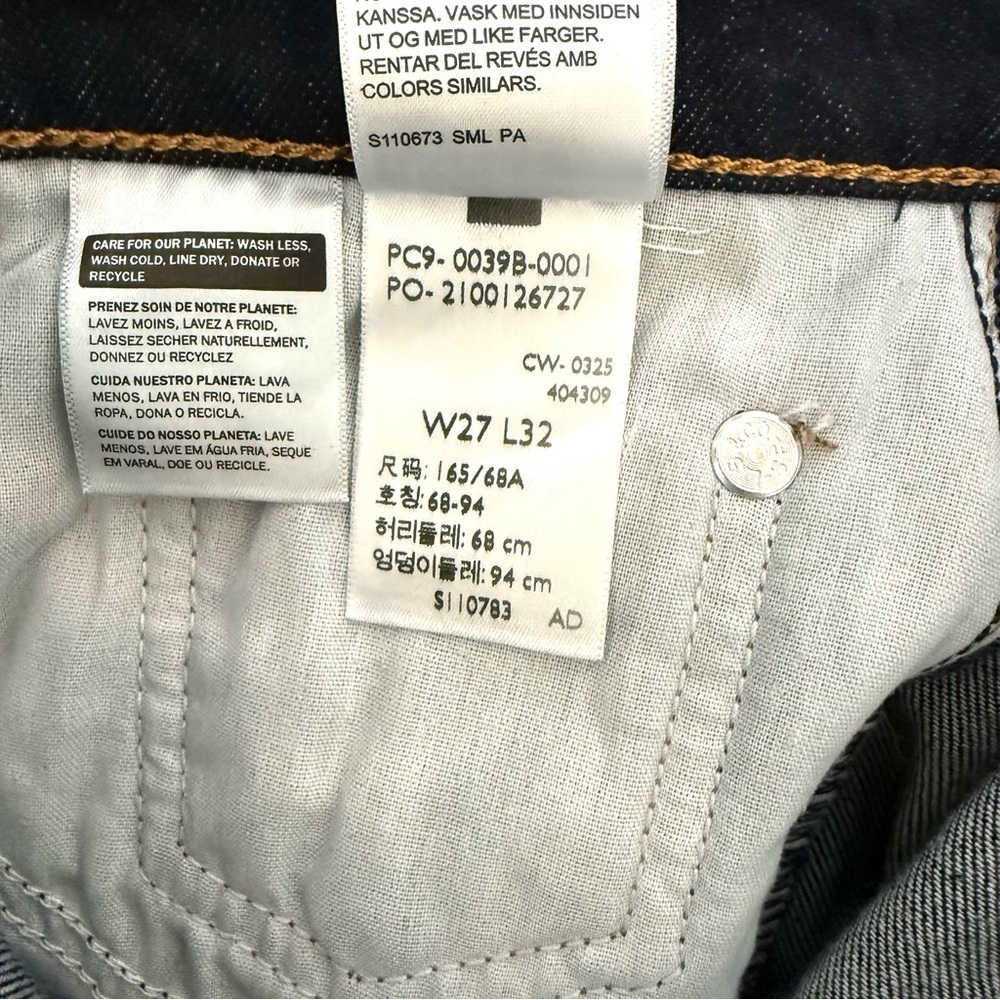 Levi's Dark Indigo Wide Leg Jeans - Picture 6 of 14